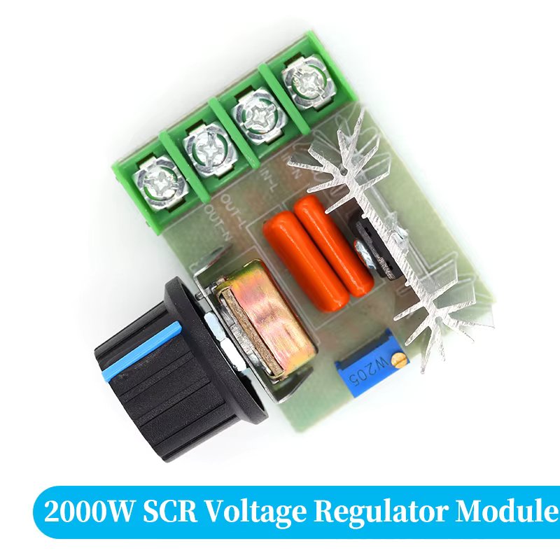 AC 220V 2000W SCR Voltage Regulator Dimming Dimmers Motor Speed Controller Thermostat Electronic Voltage Regulator Module Javino