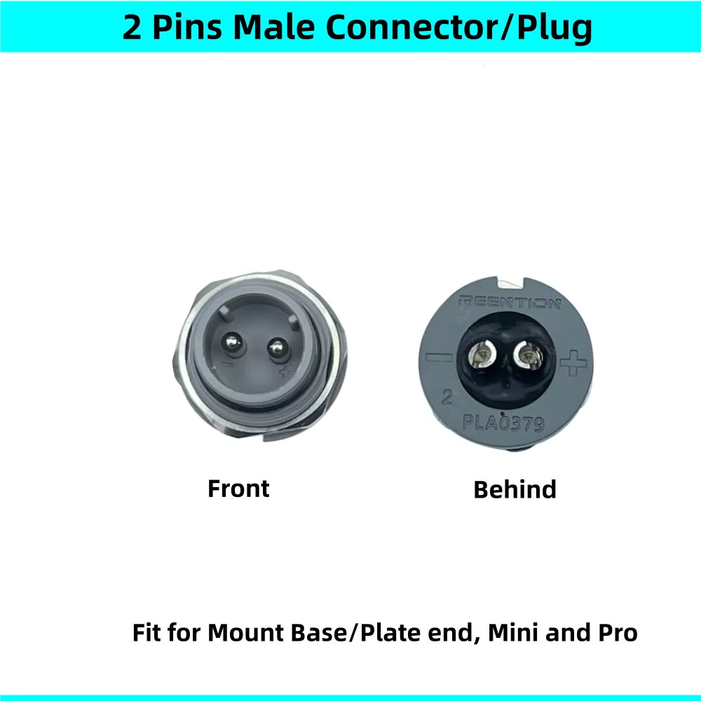 2Pins Male connector