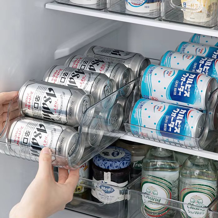 Fridge Dispenser Can Cboard Drink Croom storage transparent tray