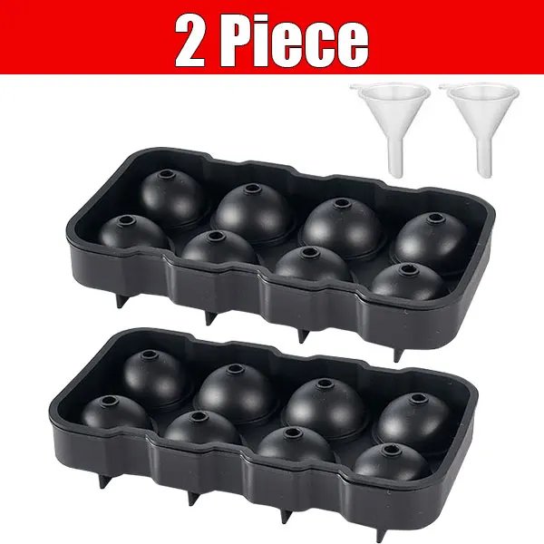 2pcs Black-8 Holes
