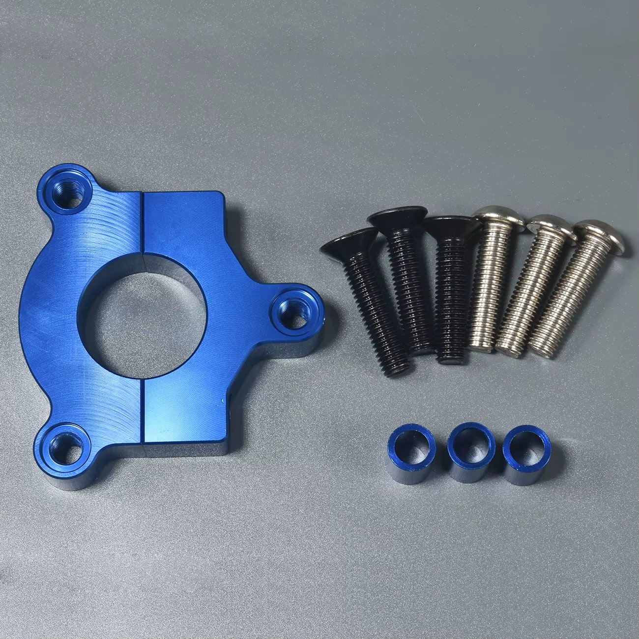 sthus 1.5" 38mm Blue CNC Adapter Fits 49cc 50cc 66cc 80cc 2 Stroke Motorized Bike