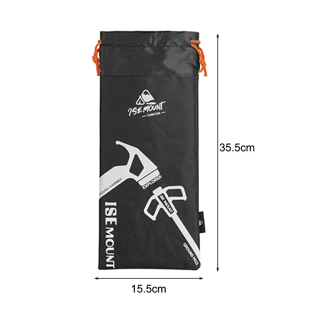 Outdoor Camping Equipment Stake Storage Bags Tent Accessories Hammer Wind Rope Tent Pegs Nails Storage Bag