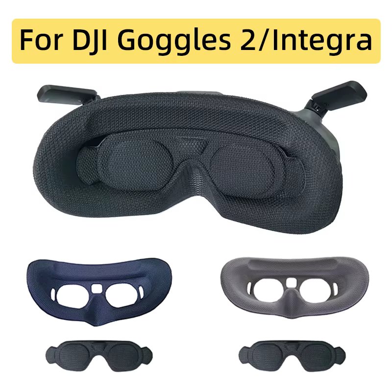 For DJI Avata Drone Goggles Integra/Goggles 2 Flight Glasses Soft Sponge Eye Mask Replace Mask Glasses Protective Cap Accessory