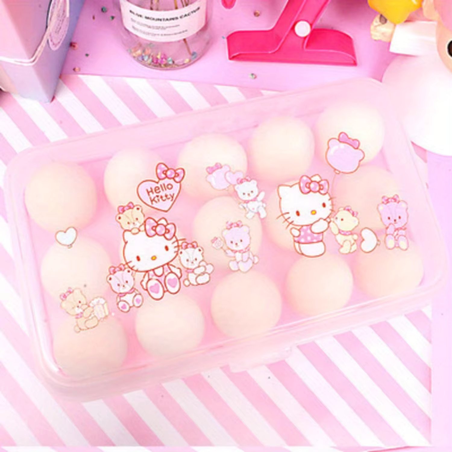 Leak-Proof Egg Container & Friends - Reusable Plastic Egg Holder for Fridge, Essential Kitchen Organization