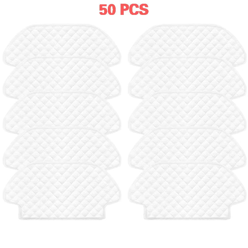 10//30/50 PCS Disposable Wipes Mops for Viomi V2 Pro V3 V-rvclm21b Mijia STYJ02YM for 3290/3490/3690 Accessories