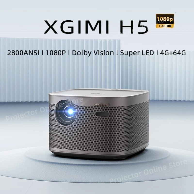 XGIMI H6 Pro 4k Projector LED+Laser 3840ANSI projector H6/H5 Home Theater Dolby Vision 3D Screenless Tv Smart Beamer 4G+64G