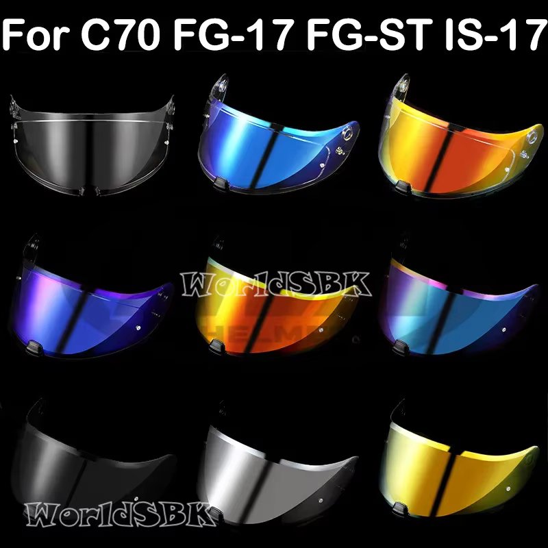 HJ20M Helmet Shield for HJC C70 IS-17  FG-17 FG-ST Motorcycle Helmet Visor Uv Protection Casco Moto Visera Sunshield