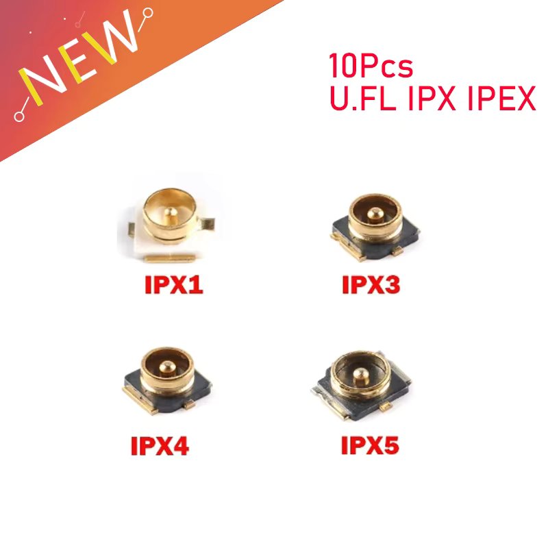 10pcs IPX1/IPX3/IPX4/IPX5 UFL seat IPEX / IPX Connector U.FL-R-SMT RF Coaxial Contor SMD SMT solder PCB Antenna Socket Jack