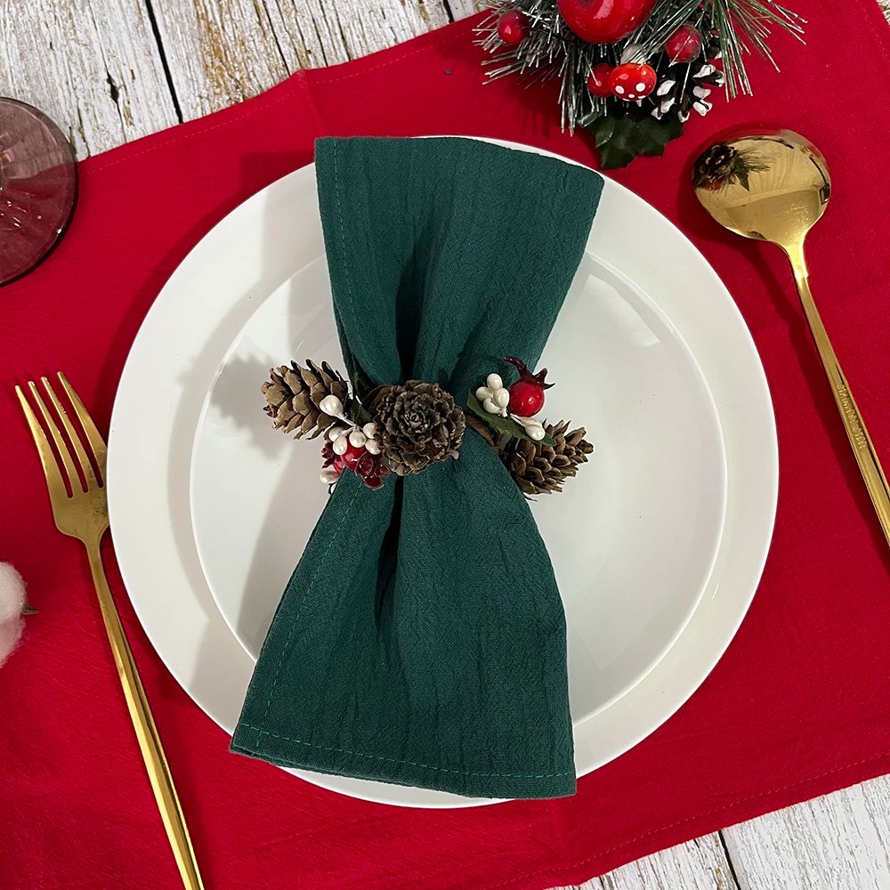 6pcs Christmas green
