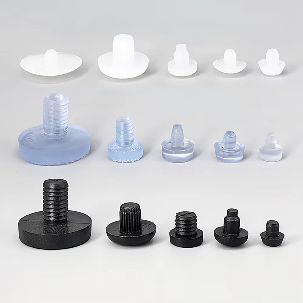 5/10/20pcs Chair Table Leg Bottom Feet PVC Soft Skid Nail Furniture Feet Leveling Slider Glide Cabinet Floor Protector 5mm-12mm