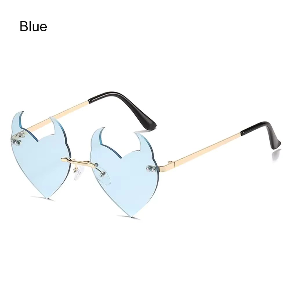 Funny Irregular Mushroom Shape Sunglasses for Women Men Fashion Birthday Party Cosplay Glasses Photo Prop Halloween Decoration