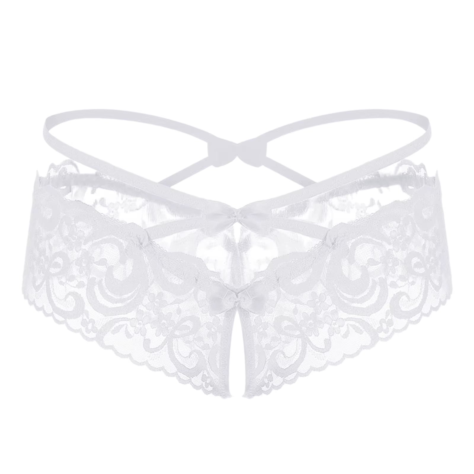 Open Crotch Panties for Women Cross Bandage Thong G-Strings Ladies Briefs Underwear Lingerie Panties for Sex Culotte Femme трусы