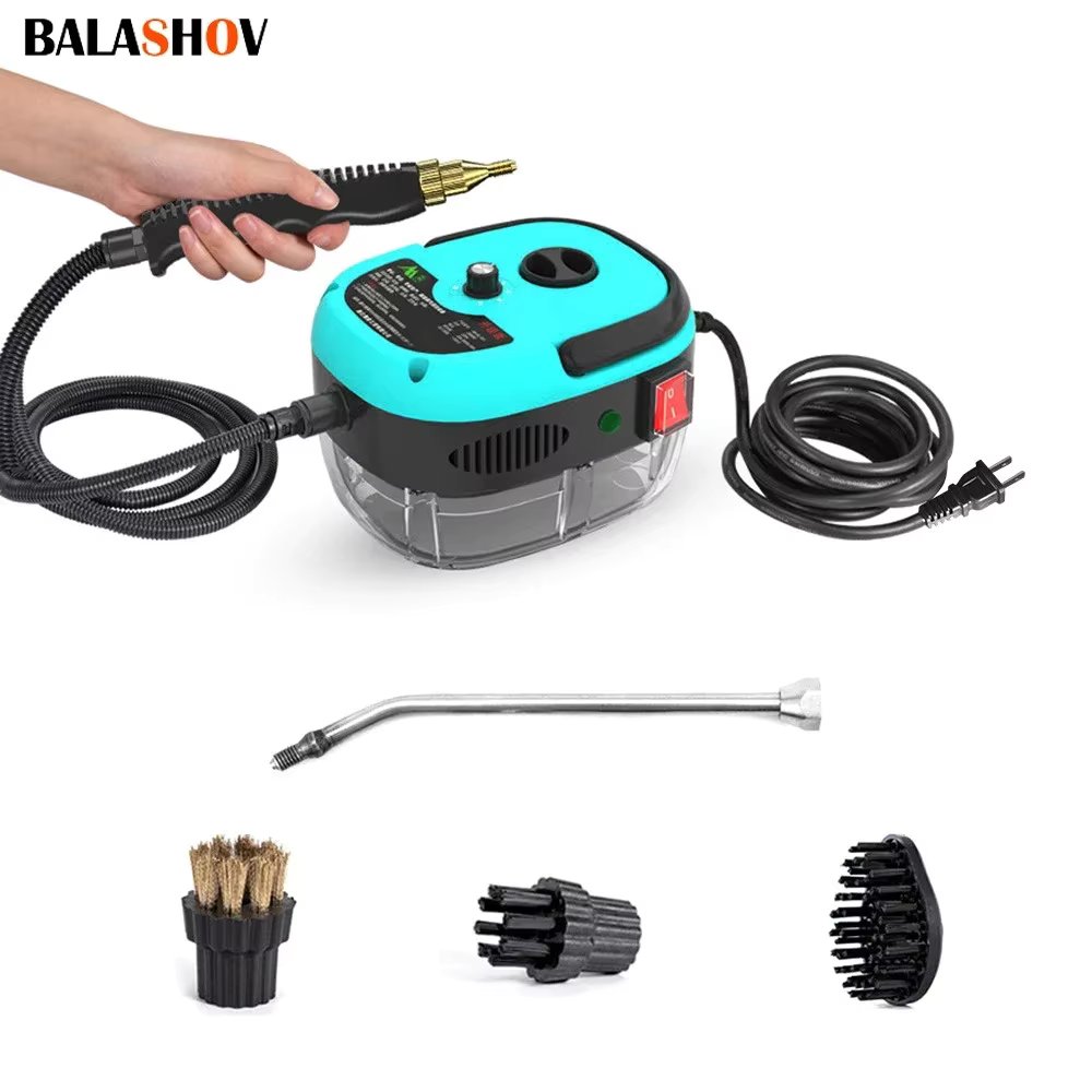 2500W High Pressure and Temperature Handhled Steam Cleaner Commercial Household Air Conditioner Kitchen Hood Car Jet Washer 220V
