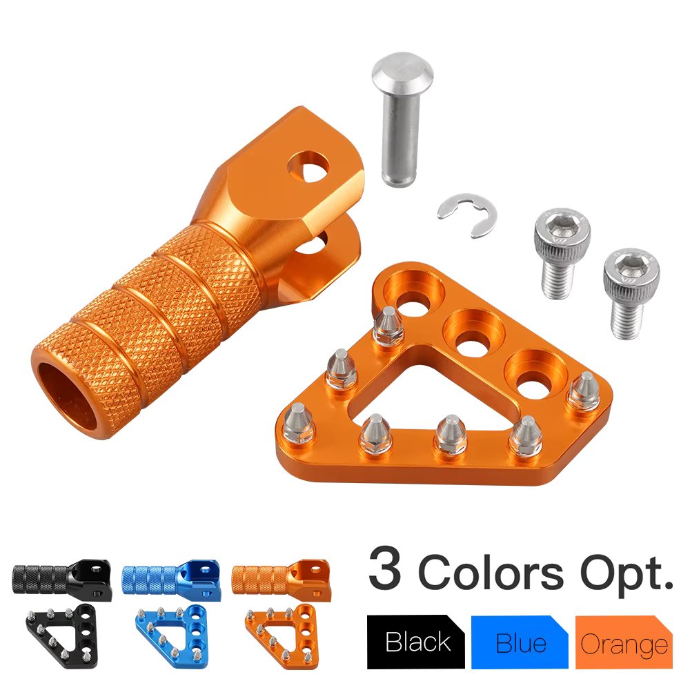 For KTM EXC 300 EXC EXCF XCW XCF SX SXF 125 250 300 350 450 500 530 2004-2015 Motocross Brake Pedal Step Plate & Shift Lever Tip