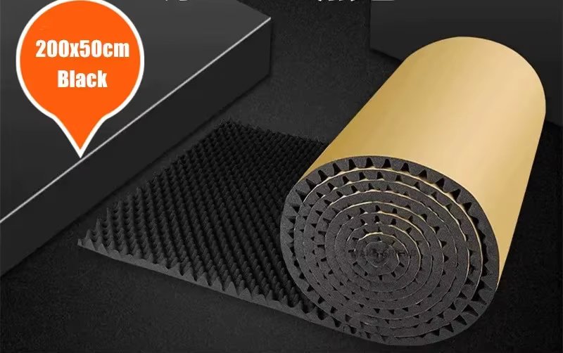 1Pc 50x200cm Acoustic Foam Self-adhesive Egg Noise Cancelling Panels High Density Studio KTV Office Wall Panel 2/3.5cm Thickness