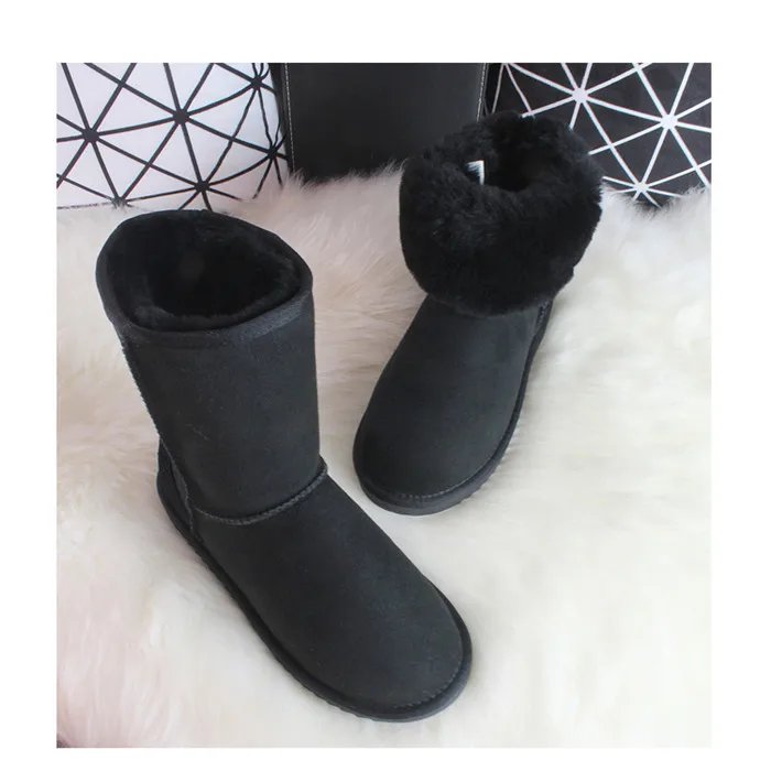 black sheepskin