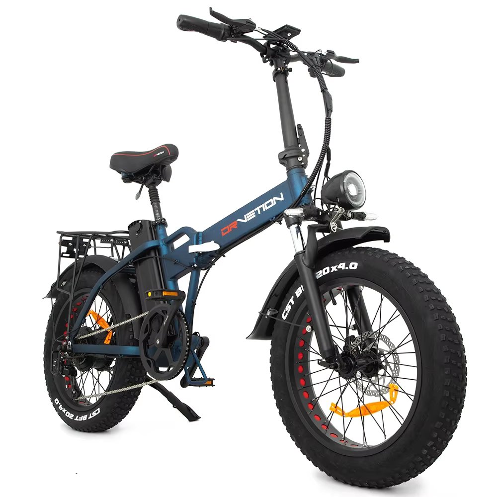 Electric Bike AT20 750W Motor 48V10Ah 15Ah 20Ah Samsung Battery Electric Bicycle 20*4.0 Inch CST Fat Tire Folding E Bike