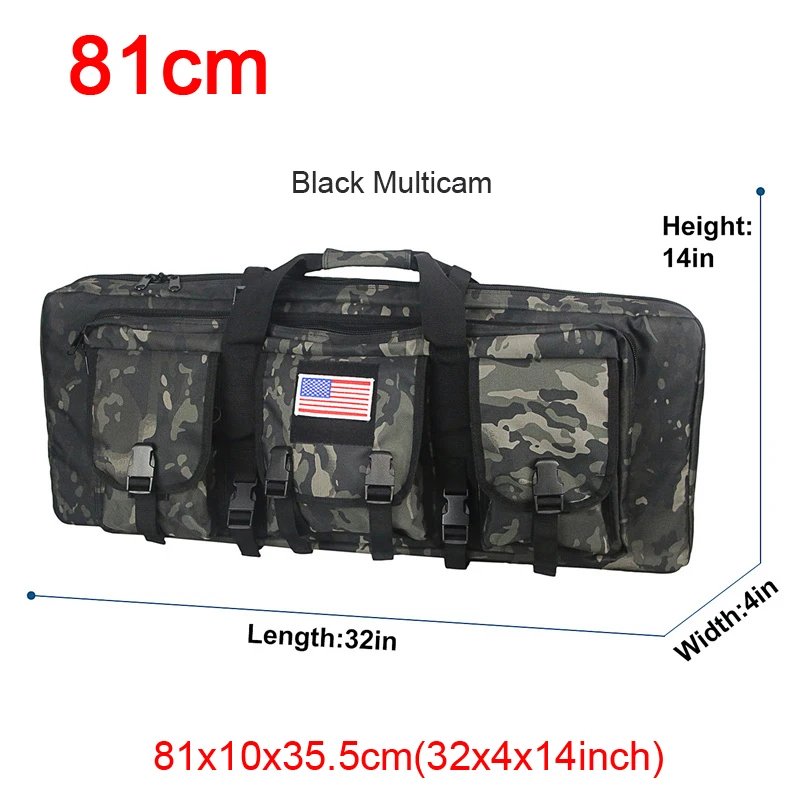 81cm Black Camo