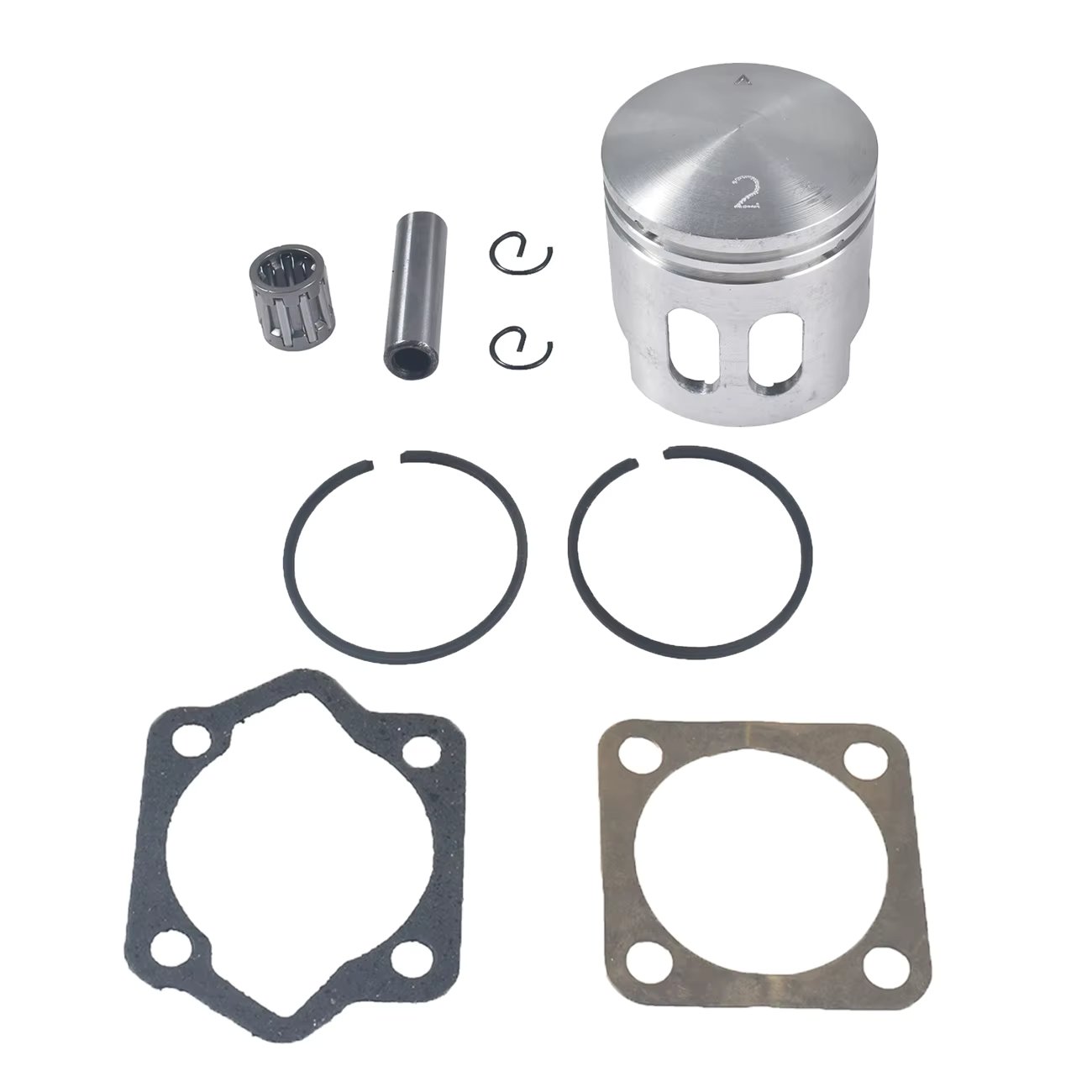 Piston For 80cc / 66cc Windowed Piston upgraded Motorized Bike Motorized Bicycle Only For 80/66cc Engine Kits Low Hole