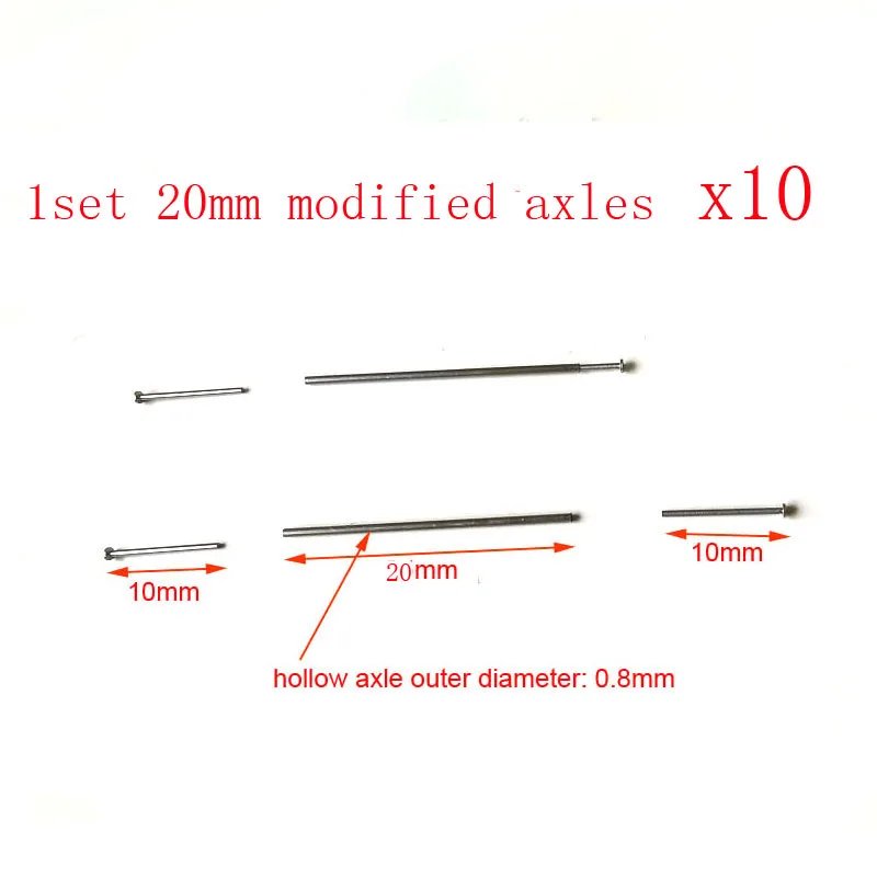 10 sets 20mm axles