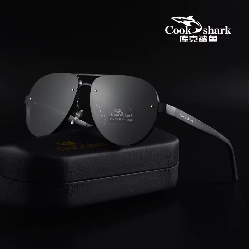 Cook's color-changing sunglasses polarized sunglasses for men's driving day and night dual-purpose driving mirror fishing glasse