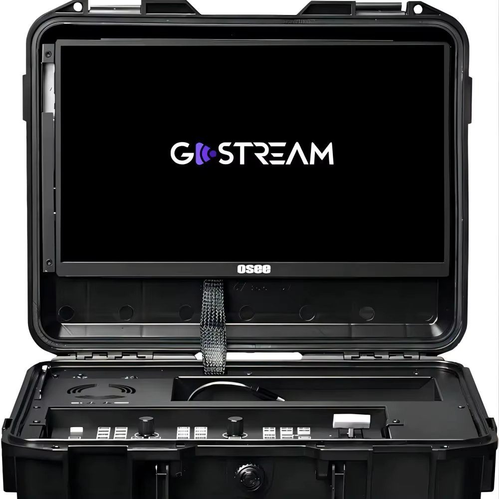 Osee GoStream Deck Kit All-in-One Pro Multi Format Live Streaming Switcher Kit With14inch Screen 4xHDMI Inputs