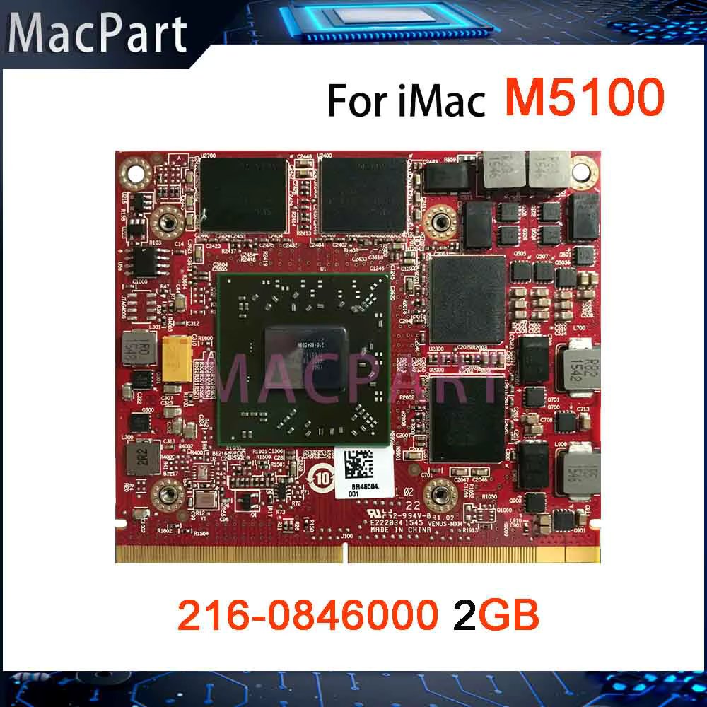 Firepro M5100 216-0846000 GDDR5 2GB 109-C42241-00 Video Card 05FXT3 For Dell Precision M4800 M4700 M4600 iMac A1311 A1312 2010