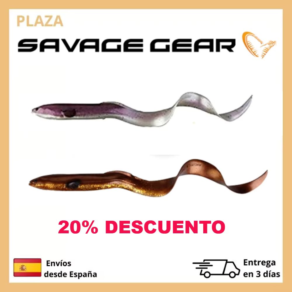 SAVAGE GEAR soft lure fishing Golden eel ELL LB-sizes 15cm and 20cm-various colors-Original-unassembled-three BLISTERS - 20% discount-