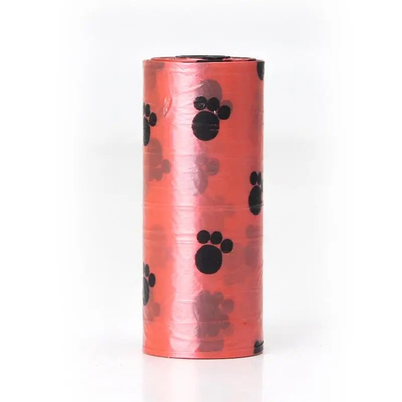 Red garbage bag