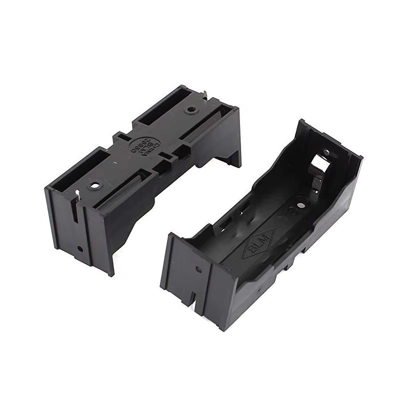 Hot Sell Plastic 1PCS 26650 Battery Holder Battery Storage Case For 26650 3.7V Lithium Battery With PC Pins