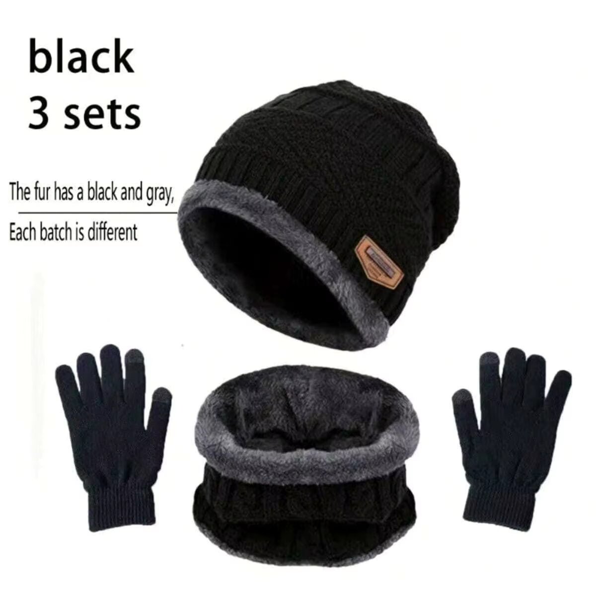Black 3 piece set