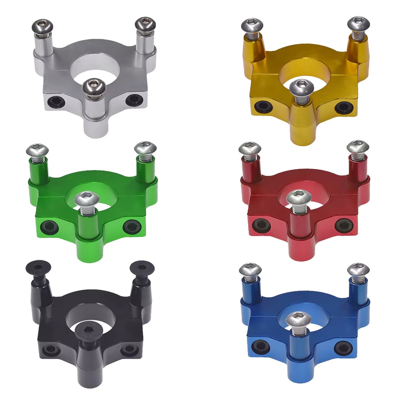 sthus 1.5"CNC Adaptor With 1"CNC Reducing Gasket Fits For 49cc 50cc 60cc 66cc 80cc 2 Stroke Motorized Bicycle