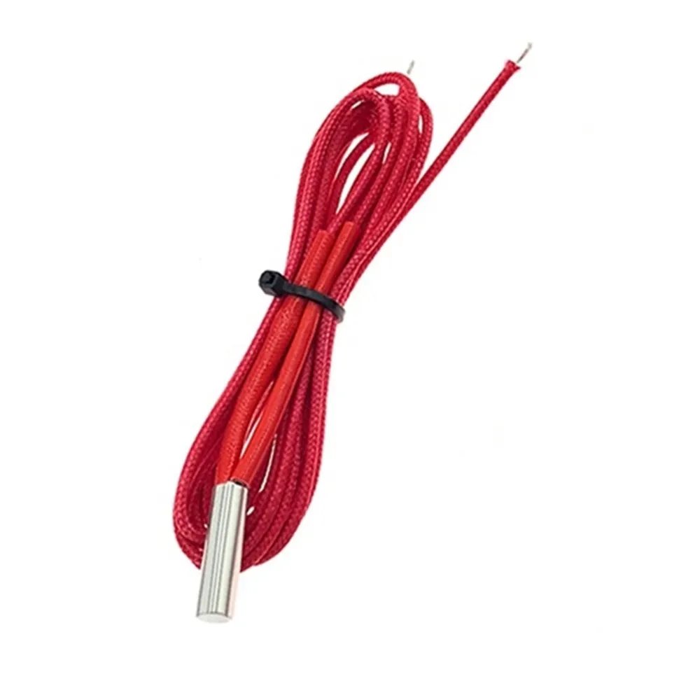 3D Printer Parts 1M 6x20mm Cartridge Heater 12V 24V / 30W 40W Reprap For 3D Printer Single-head electric heating tube