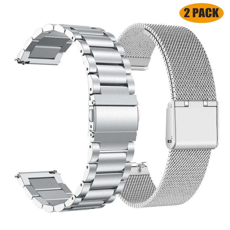 2pcs silver