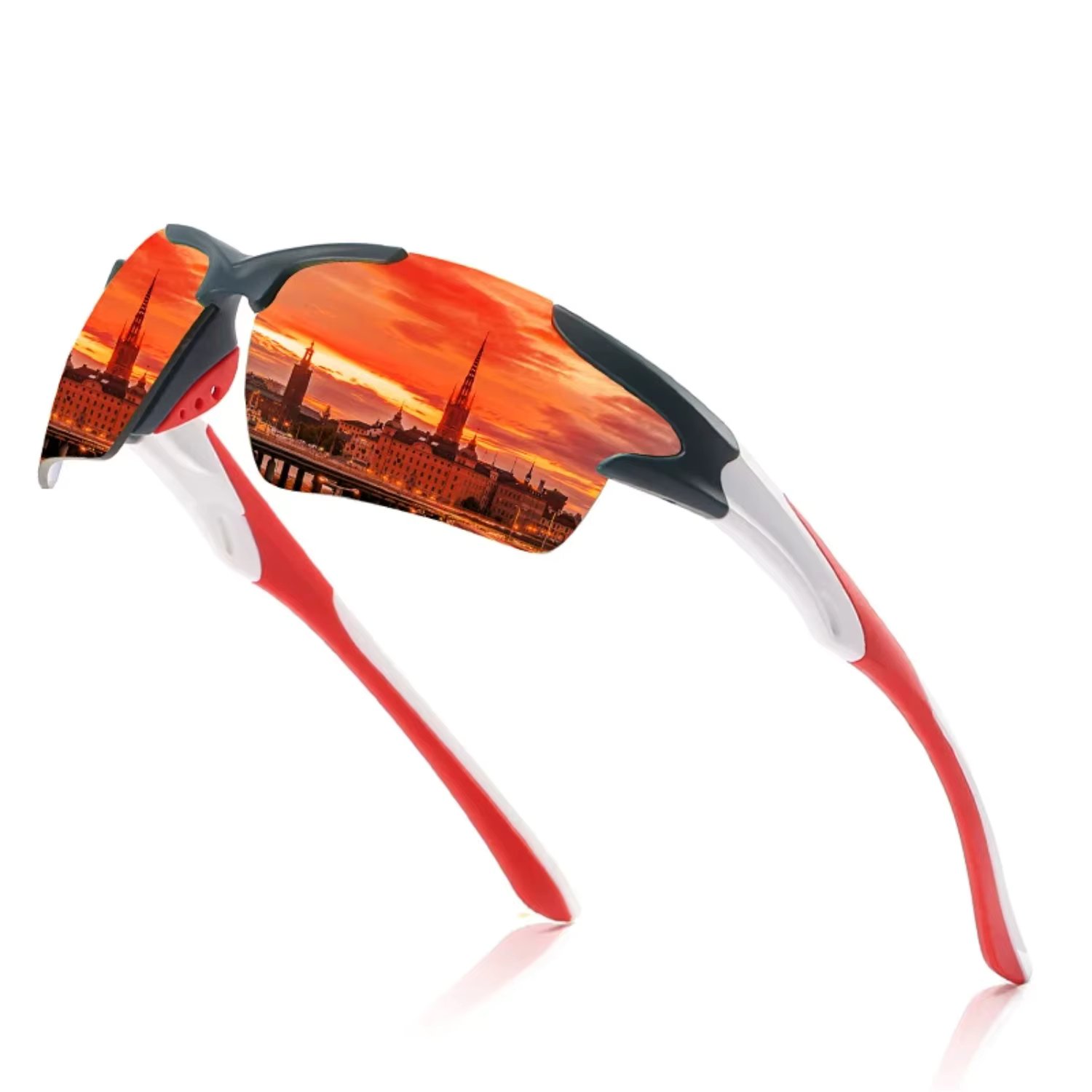 Dazzling Colour Classic Sports Sunglasses - Perfect for Stylish Men and Women with Active Lifestyles! Ideal for Driving, Fishing