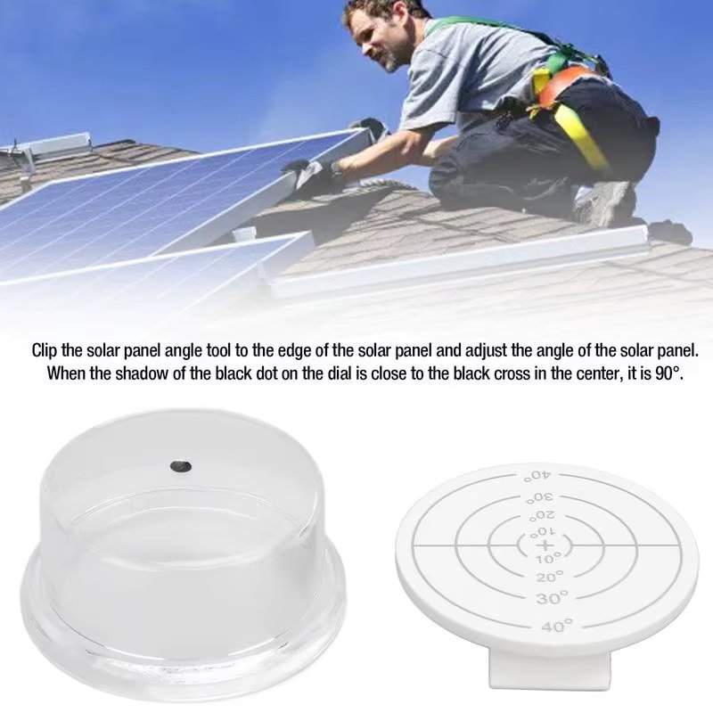 Solar Panel Perpendicularity Measurement Water-Resistant Solar Angle Adjust Meter Sun Angle Finder Guide Multipurpose Solar
