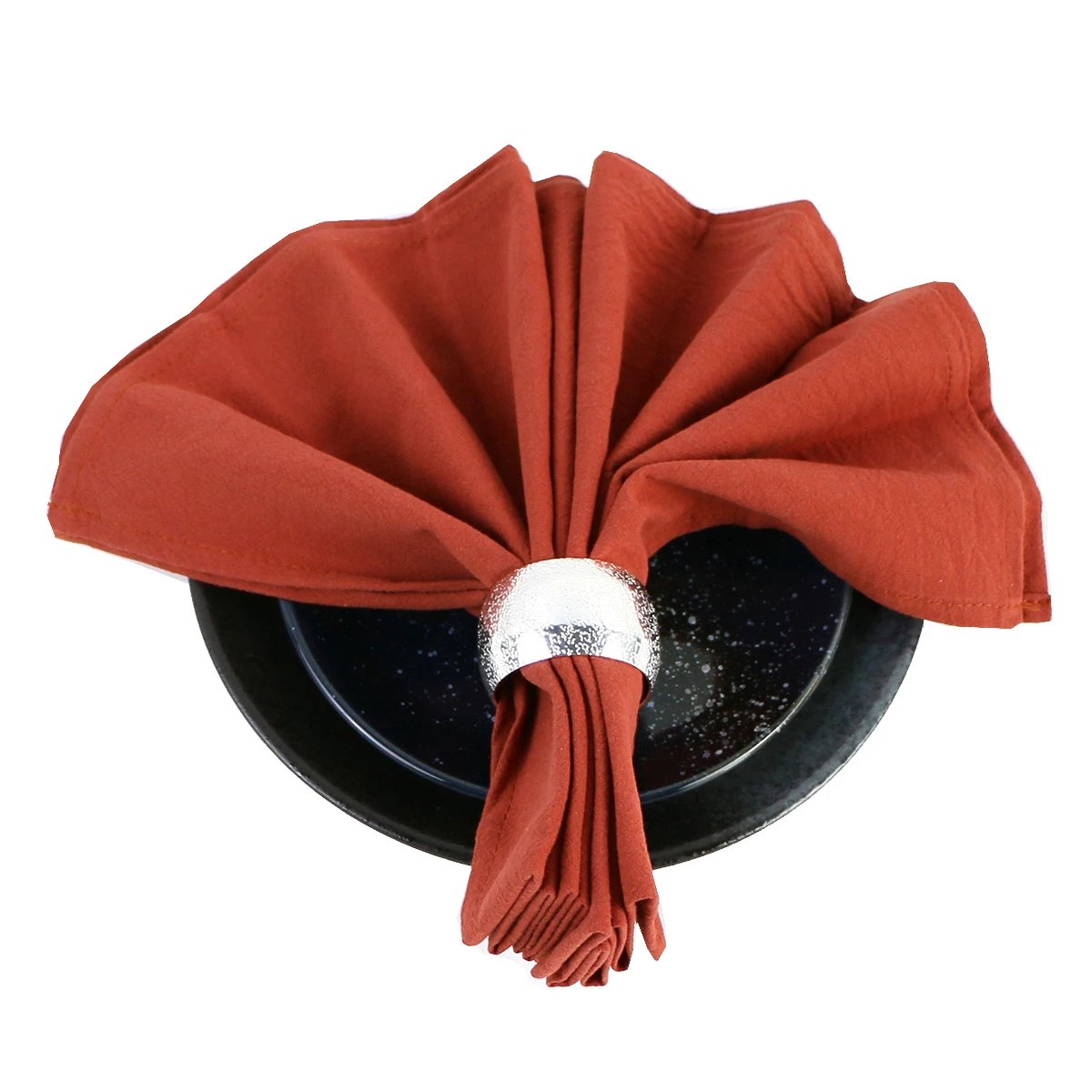 6PCS rust red