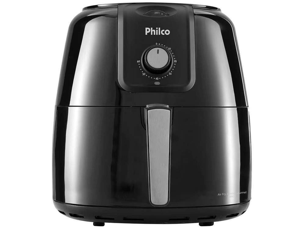 Electric Fryer No Oil/Air Fryer Philco Gourmet PFR13P Black 8.1L with Timer - 110V