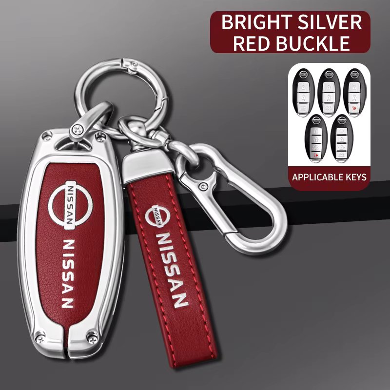 A-silver red ring