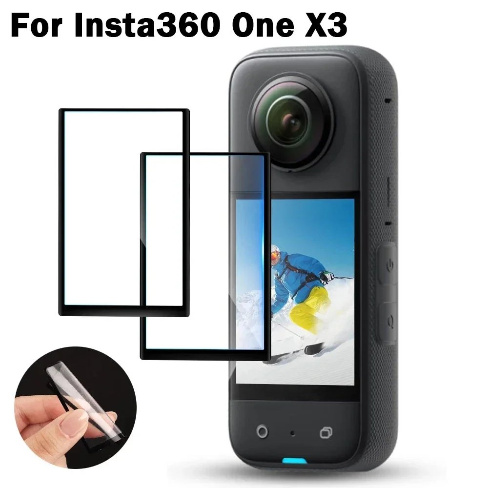 1-5Pcs 3D Curved Screen Protector For Insta360 One X3 X4 Display Screen Protective Film For Insta360 One X4 Action Video Cameras