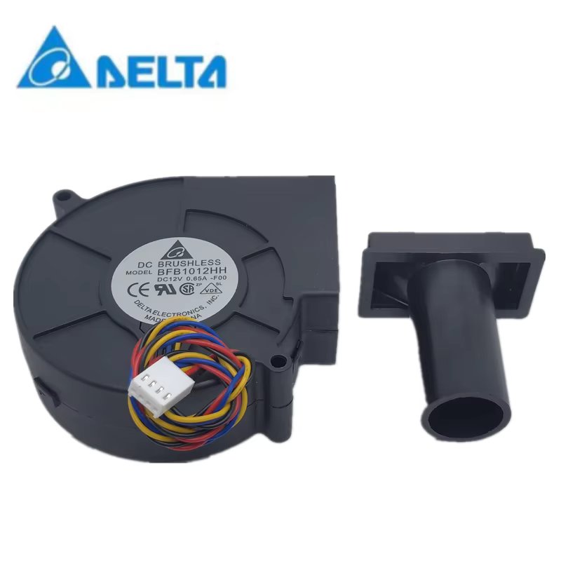 New delta BFB1012HH 12V 0.65a 9733 9cm centrifugal turbine blower cooling fan