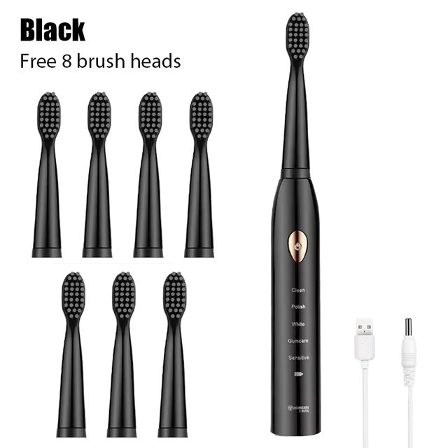8 head Black