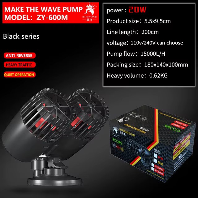 20W 15000L Black