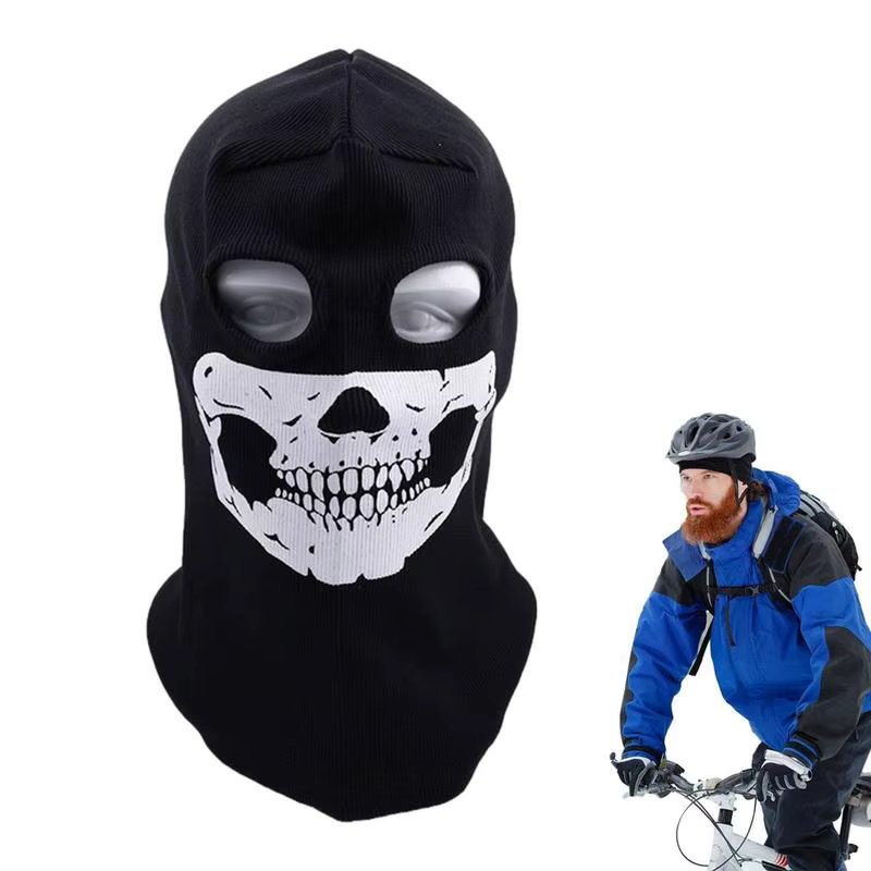 Dust-proof Windproof Eye Open Breathable Motorcycle Helmet Outdoor Biking Ski Mouth Cover Protective Headgear Full Face Mask