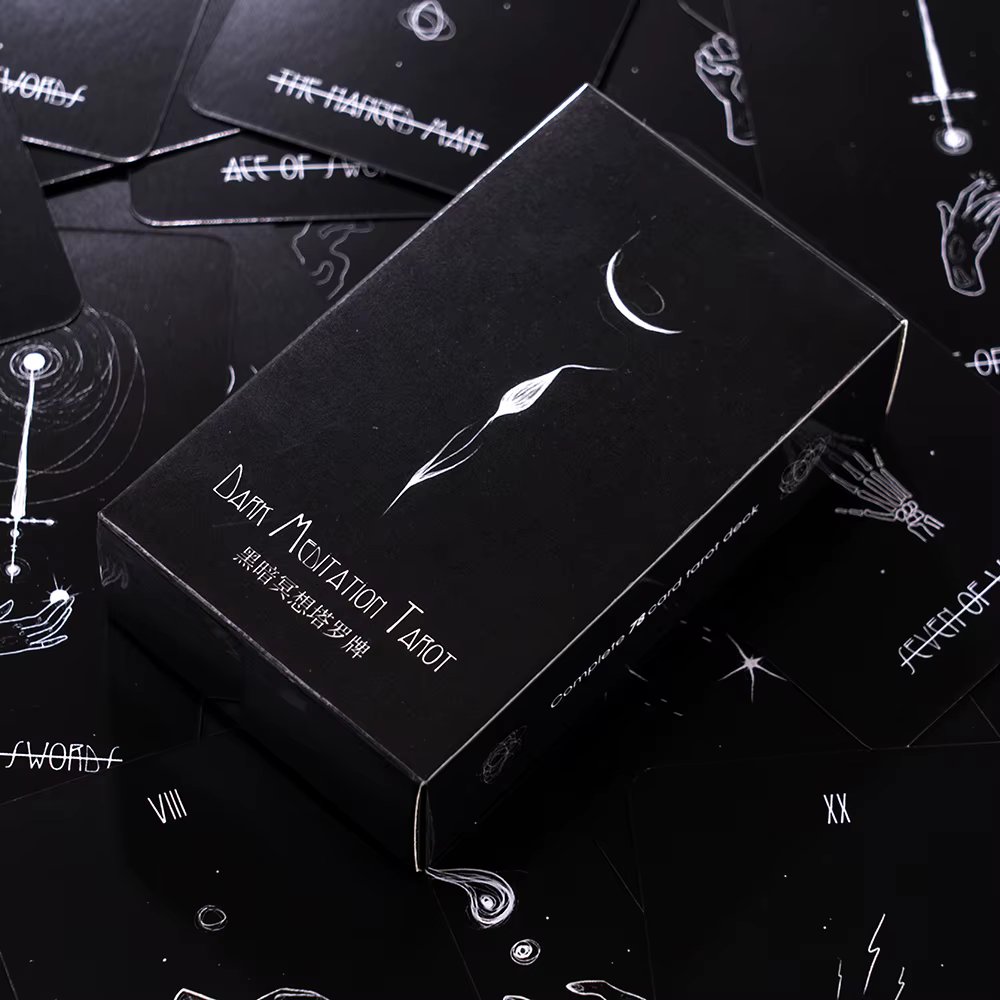 Divination Dark Meditation Tarot Oracle Deck Magic Arts Deck Prophesy Oracle