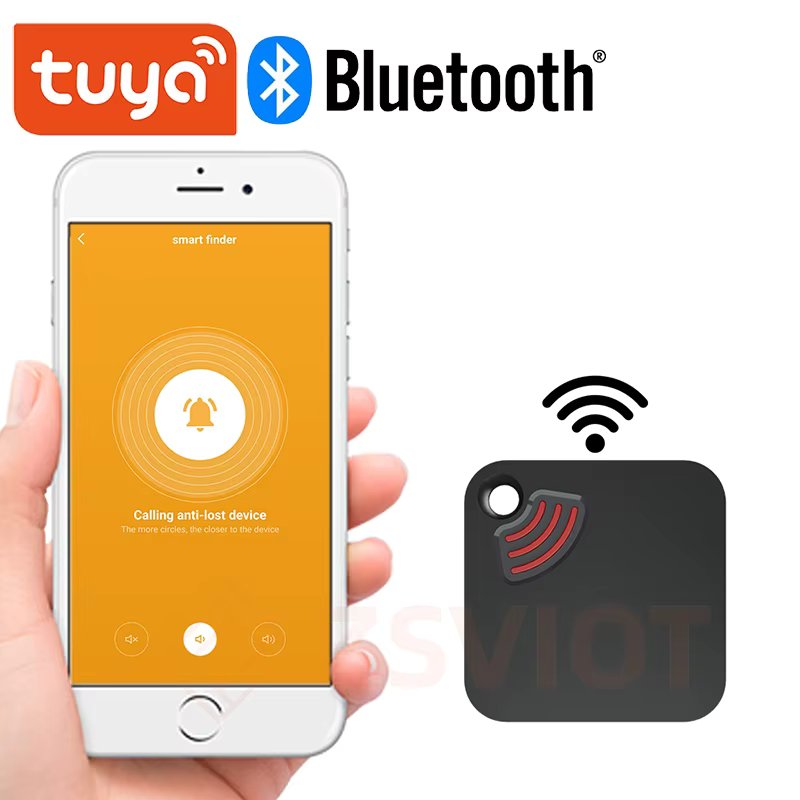 Tuya APP Anti-lost Alarm Bluetooth Anti-lost Device Smart Finder Alarm Tile Wallet Keys Alarm Locator Realtime Kids Pets