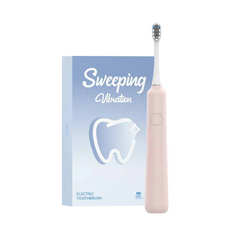 1 pink toothbrush