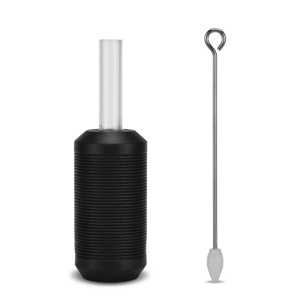 ATOMUS 5PCS/Set Tattoo Grip Silicone Grips Makeup Beauty Tools Tattoo Supplies Tubes Tips Black Permanent Makeup