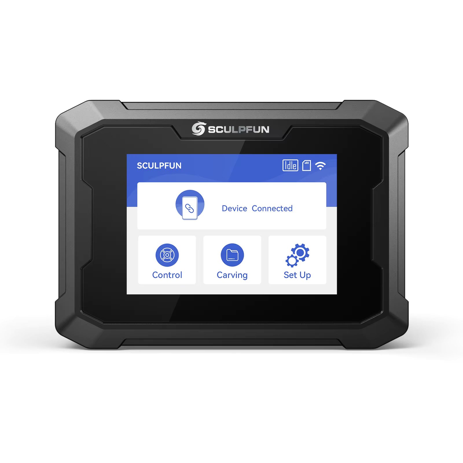 SCULPFUN TS1 Laser Engraver 3.5-inch Touch Screen Real-time Slicing Used with SCULPFUN APP for Machines