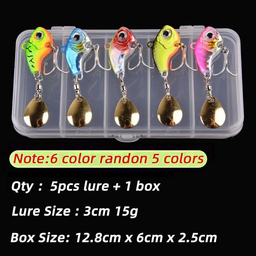 5pcs 15g with box